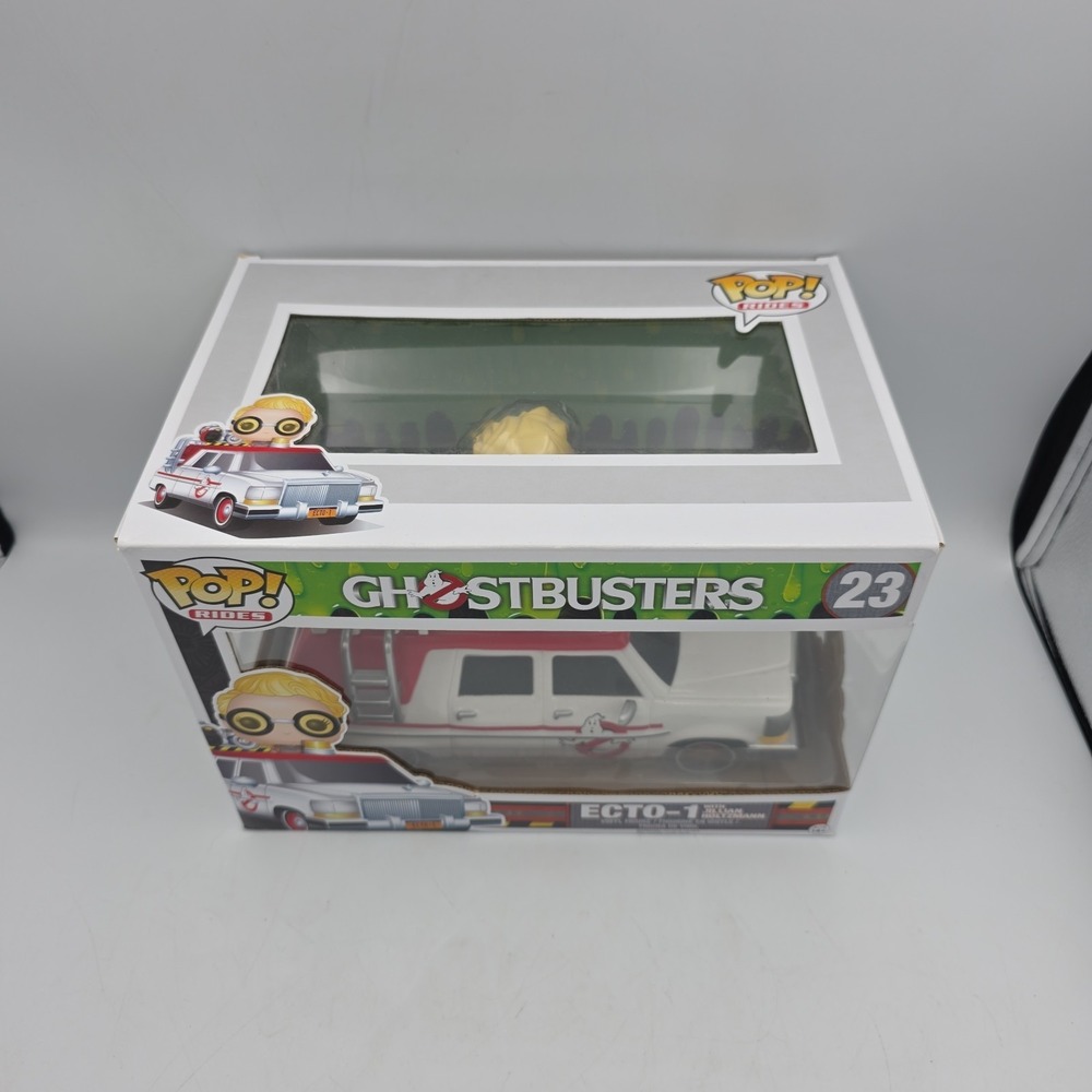 Funko Pop Rides Movies Ghostbusters ECTO-1 w/Jillian Holtzmann 23 Vinyl Figure - Picture 2 of 8